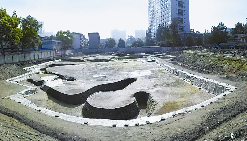 成都考古发现唐代园林遗址 惊艳精巧的水渠工程